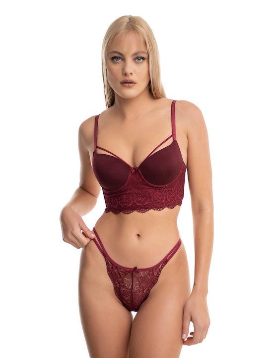 Δαντελένιο Σετ Εσωρούχων Bralette με Slip - LAYLA